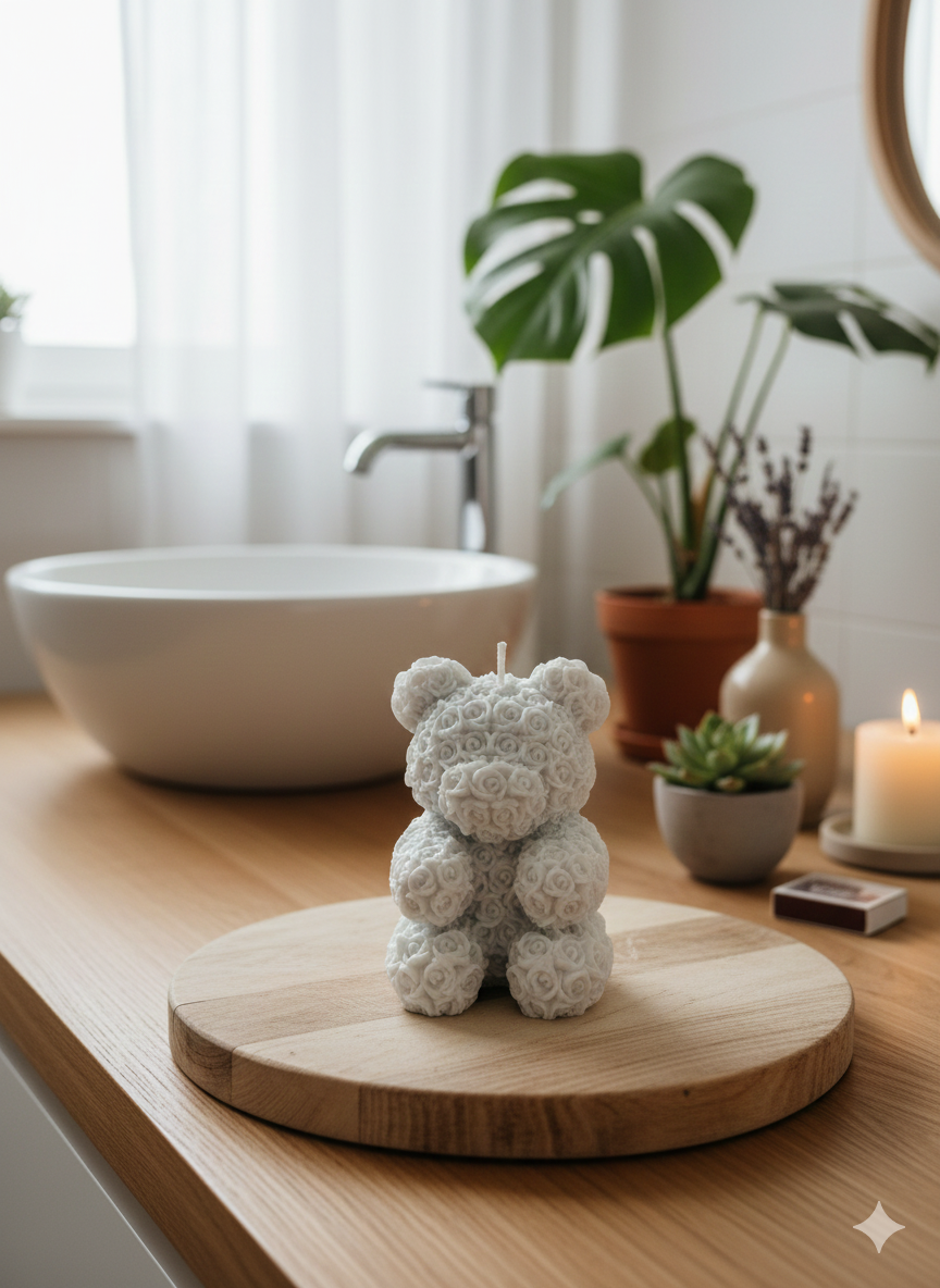 Květinový medvídek