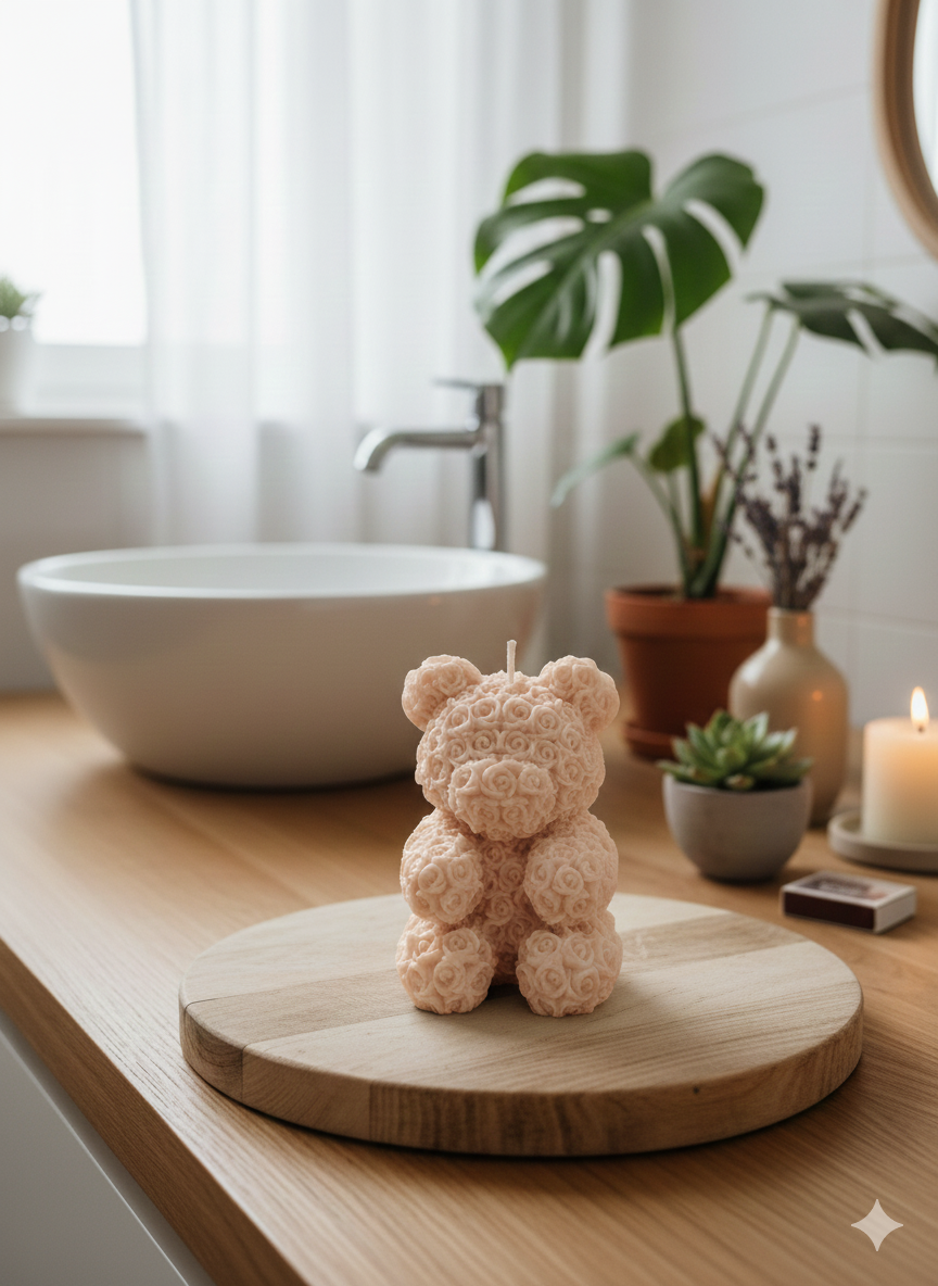 Květinový medvídek