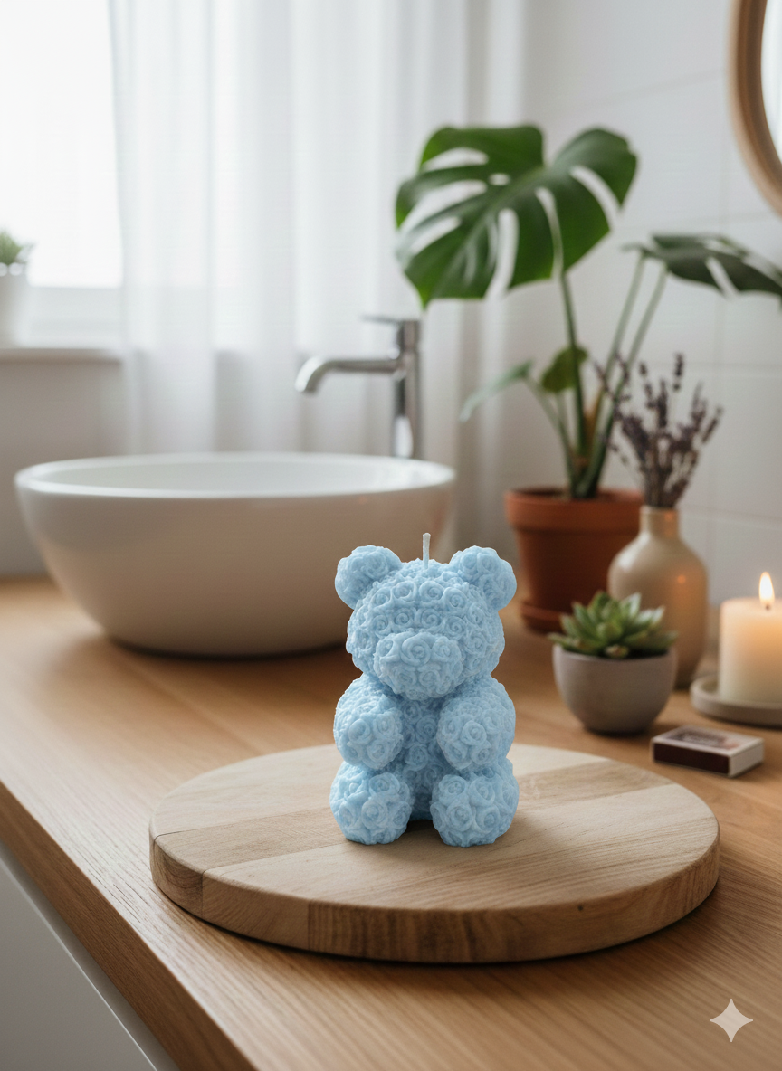 Květinový medvídek